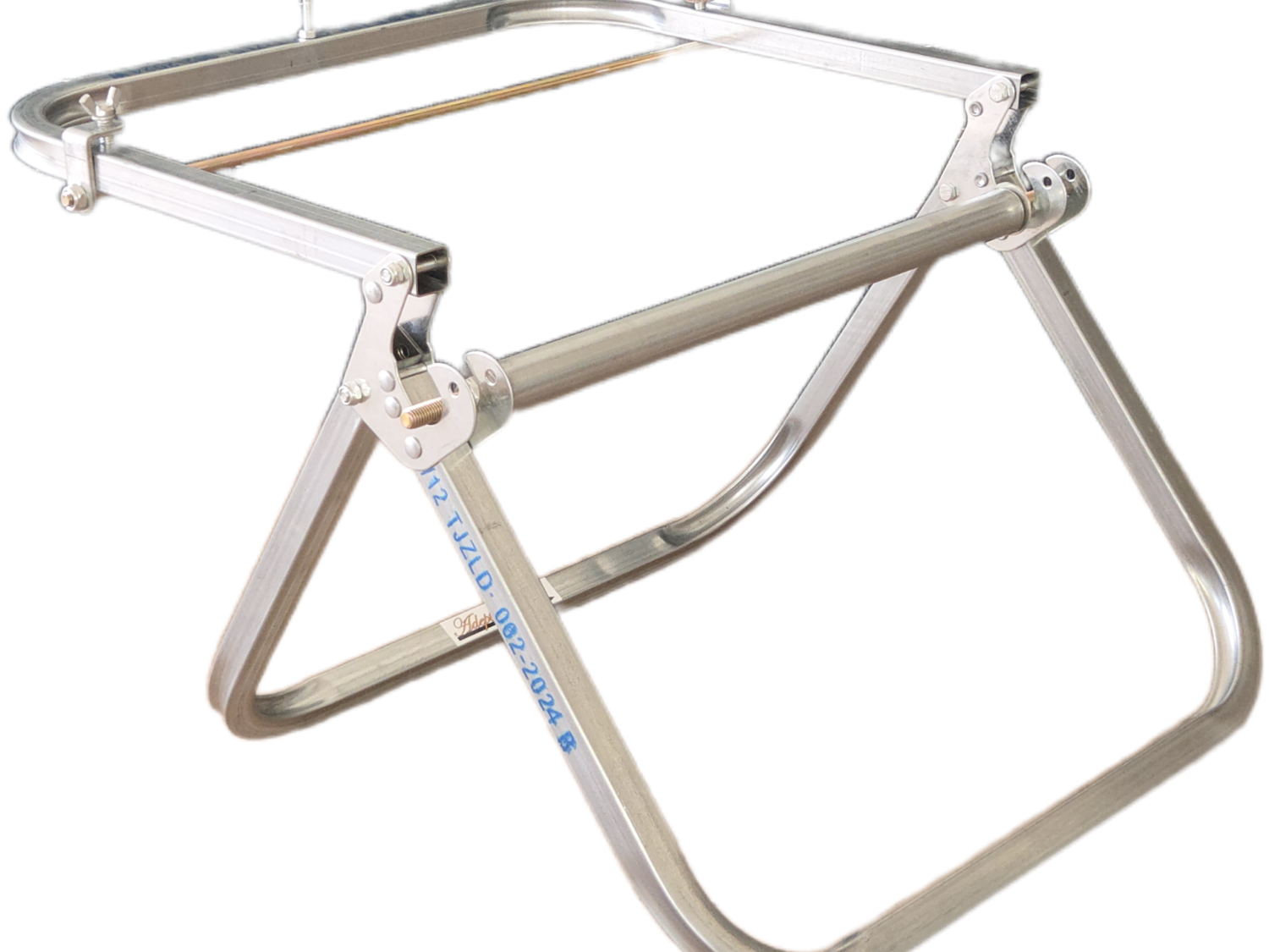 Folding cable stand with brake