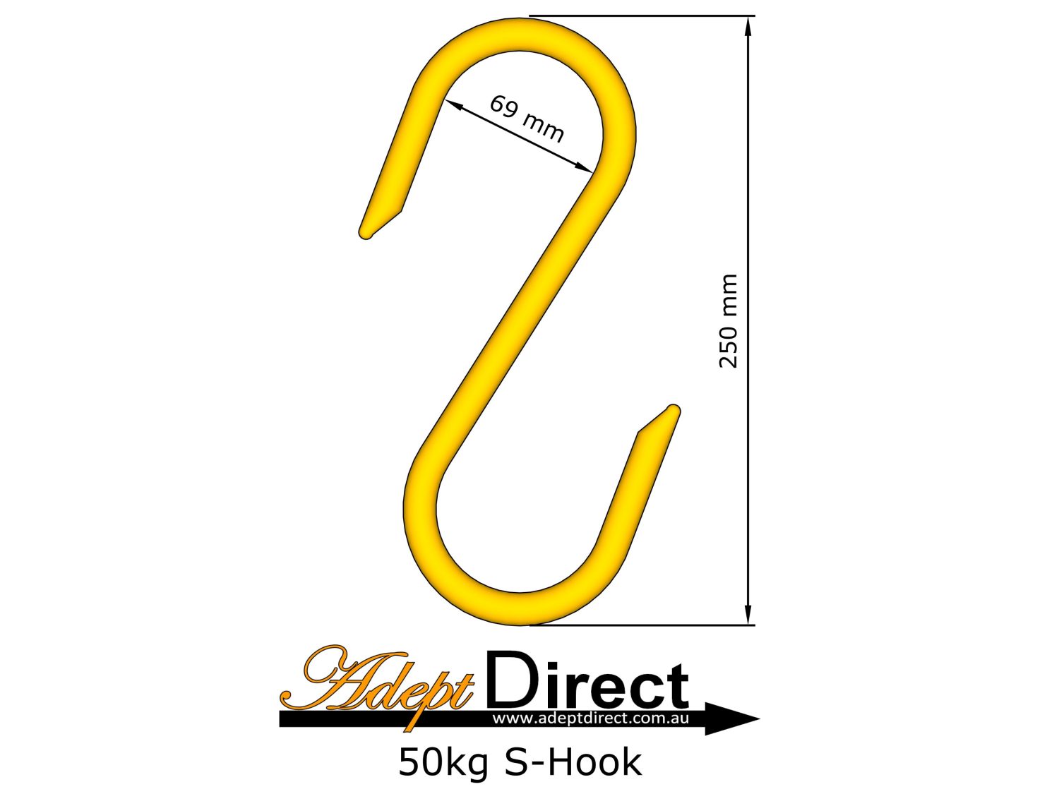 Adept S hook 50kg