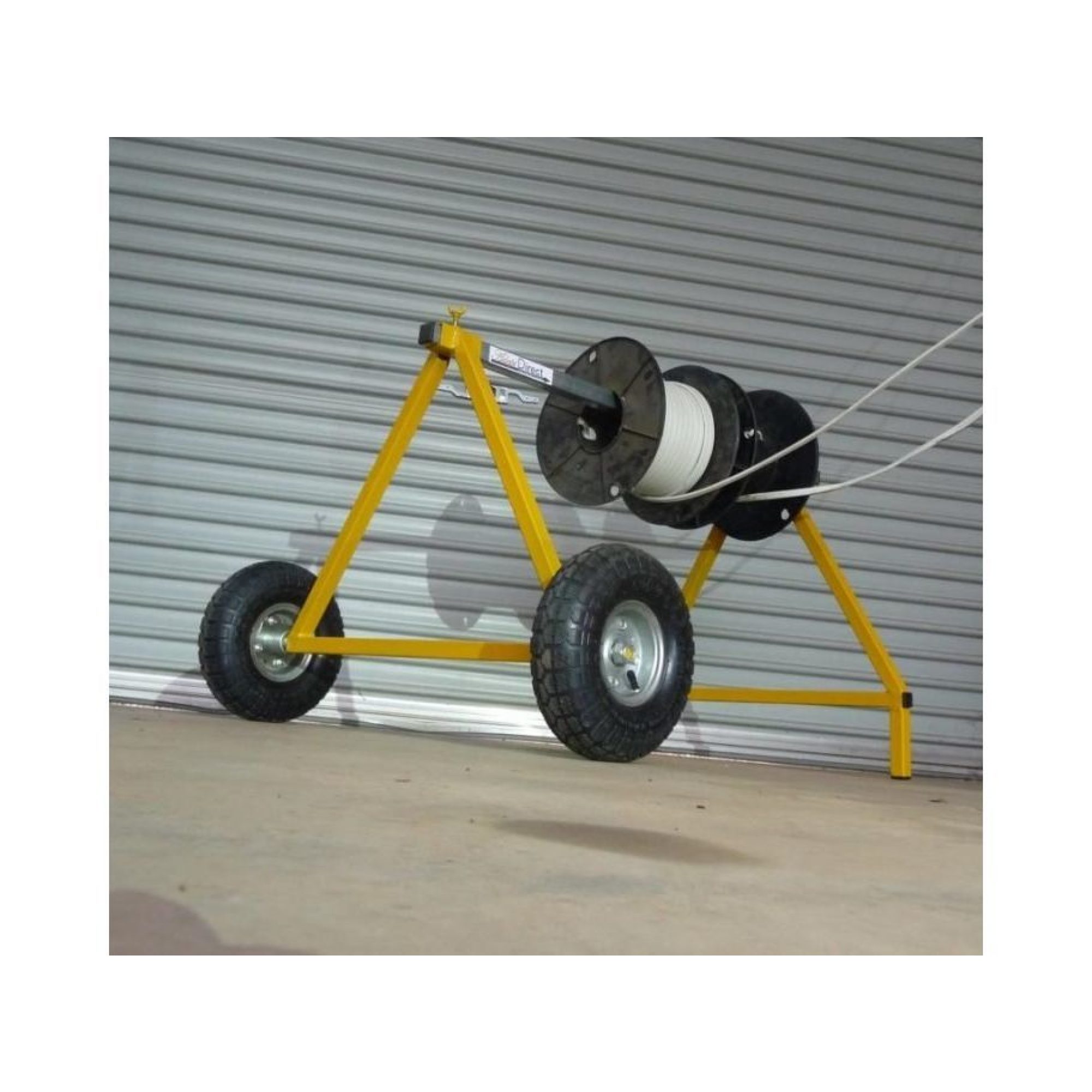 Cable Drum Stand with Wheels - Adeptdirect