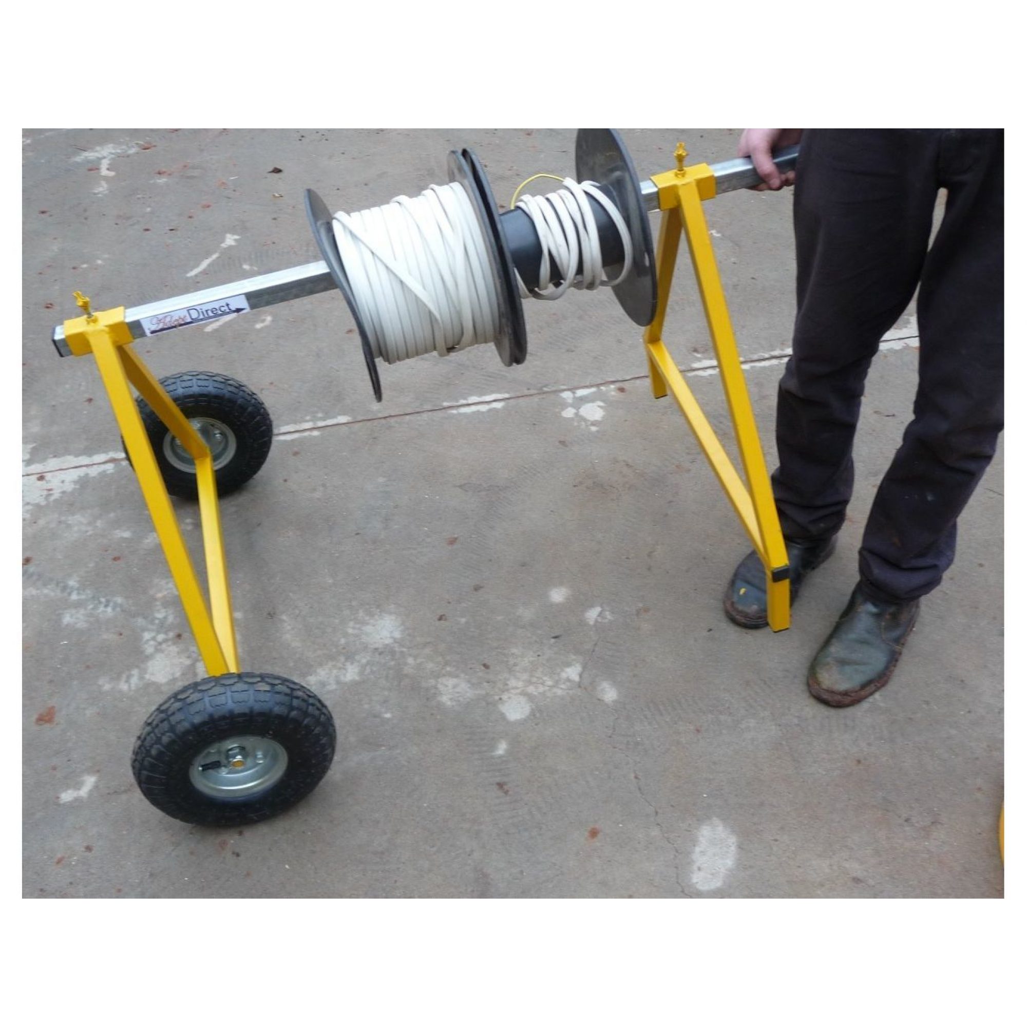 Mobile Cable Drum Roller